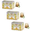 Apicoltura Brezzo Sweet Herbs® | Tisana Limone Zenzero e Tè Verde | Infuso Biologico Digestivo Limone, Zenzero, Tè Verde - 3 x 20 Filtri in Singole Bustine