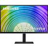 Samsung S24A600UCU - Serie S60UA - Monitor LED - 24 - 2560 x 1440 WQHD @ 75 Hz - IPS - 300 cd/m² - 1000:1 - HDR10-5 ms - HDMI, DisplayPort, USB-C - nero