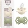 BIBS Infinity Ciuccio, 6-18 mesi, confezione da 2, Ivory/Sage