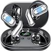 EUQQ Cuffie Wireless Sport - 2025 Auricolari Bluetooth a Orecchio Aperto Progettazione Ergonomica 50 Ore Di Riproduzione, Senza Fili Stereo HiFi On Ear con Gancio Morbido, Compatibile con iOS e Android