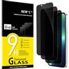 NEW'C 3 Pezzi, Pellicola Protettiva Privacy per iPhone 13 Pro Max, iPhone 14 Plus (6,7 Pollici), Angolo di Privacy 28 Gradi Migliorato, Durezza Ultra Resistente 9H, Senza Bolle