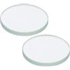 PATIKIL 1.18x0.12 Dia Torcia Elettrica Vetro Obiettivo, 2pz Lucido Bordo Vetro Obiettivo per LED Luce Sorgente Obiettivo Portatile Torcia Elettrica Sostituzione, Trasparente