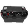 Akozon Batteria 100Ah 12V, Scatola Caricabatteria Marina Doppia Presa USB Connessione Rapida Indicatore Tensione Centro di Alimentazione Batteria del Motore Intelligente per SUV, ATV(BA850A)