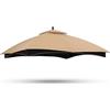 ABCCANOPY Tetto di ricambio per gazebo Lowe's Allen Roth 10X12#GF-12S004B-1, beige
