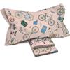 PERLARARA Lenzuola Singole Completo Cotone - Lenzuolo Singolo Sopra 150x295 cm - Grazia C705