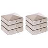 VIVAGARDEA 6x Cappuccio per Palo in Acciaio Inox a Piramide 91x91 mm - Antiruggine - Per Pali in Legno 90x90 mm - Copripalo con Fori per Viti - Protezione da Agenti Atmosferici
