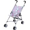 KNORRTOYS.COM Knorrtoys 12644 - Passeggino per bambole SIM Star Grey Rosa