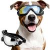 NAMSAN Occhiali da sole regolabili per cani, impermeabili, antivento, per cani di taglia media/grande, colore: nero