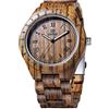RORIOS Moda Orologio Legno da Uomo Orologio da Polso Orologio Analogico Al Quarzo Orologio di Peso Leggero Naturale Orologio di Legno