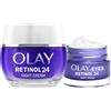Olay Retinol 24 Crema Notte Idratante Viso - Cura della pelle anti-età con Vitamina E antiossidante, crema viso notturna che leviga, rinnova e idrata, 50 ml