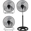 VINCO VENTILATORE A PIANTANA 3 FUNZIONI IN 1 90 W 45 CM (39657)