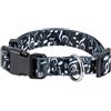 DRW Collare Cane Estensibile Piccolo e Medio Note Musicali 25-40 cm