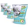 TRANQUILLE - Lettiera Silice Cat (4 × 4 L) - Monitoraggio Salute Colore Urina, Ultra Assorbente 30 J, Controllo Odori, Senza Polvere, Grana Fina, Facile da Pulire