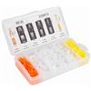 Aramox Clip per cruscotto, 270 pezzi Console per auto Pannello di cruscotto Clip di fissaggio Rivetti Fibbia Kit di fissaggio universale