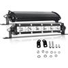 PICAA Fila Unica Barra luminosa a LED Fuoristrada 22.5cm 7 pollici 30W Fari Led Trattore 12V 24V Spot Slim LED Luce da Lavoro per Auto Barca FUORI STRADA 4X4 SUV ATV UTV Camion（2 pz）