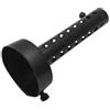 MASO Silenziatore di scarico per moto, DB Killer 60 mm silenziatore deflettore, silenziatore universale per tubi di scarico, silenziatore per lattine, nero, 1 pezzo