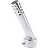 TOTMOX scarico moto 48mm db killer universale moto silenziatore moto Argento | universale scarico moto silenziatore universale scarico inclinato moto inserto sottile flag pollici silenziatore egolabile