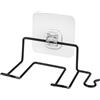 H&H Porta Phon in Ferro Verniciato Nero - Design Moderno e Resistente, 15x10x5 cm