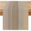Miuyunya Runner da Tavolo Moderno Lavabile Rettangolari Beige 40 x 240 cm Primaverile Estivo Runner da Tavola Decorazioni per Compleanno di Tavoli Feste Festival Matrimoni