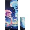 MAYCARI Telo Mare 80x180 cm Asciugamano da Spiaggia dal Disegno Unico Telo da Bagno, Piscina Asciugatura Rapida Coperta da Viaggio