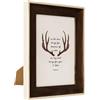 marysgift Cornice portafoto rustica per soggiorno, cornice portafoto in legno, set per espositori da parete o da tavolo (XK00506,10)