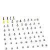 Smartex® Set Completo di Viti di Ricambio Compatibile con iPhone 6S - Bianco