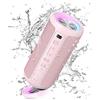 Ortizan Cassa Bluetooth Potente Portatile 24w, Speaker Wireless Bluetooth 5.3 con Impermeabile IPX7, Fino a 30 H di Autonomia, Suono Stereo e Bassi Potenti, Altoparlante con Luce LED