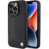 BMW BMHCP15XSLLBK - Custodia in pelle per iPhone 15 Pro Max 6,7, colore: Nero