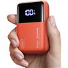 INIU Power Bank, 25000mAh 65W Powerbank Fast Charging, Caricatore Portatile USB C Input & Output Compatibile con Phone & Laptop, Essenziale per il Campeggio Esterno Adatto a Uomini e Donne, Arancione