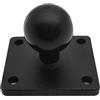 Dewfigs ㅤ Quadrata Base di Montaggio a Sfera, 1 Pollice, Universale in Alluminio per Supporto da Moto e Bici, Compatibile con Garmin Zumo e TomTom Rider, Robusta e Multifunzionale, Accessori per Veicoli Outdoor