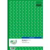 Sigel BO114 cedola in formato A4, 2 x 50 fogli (1000 biglietti) con carta carbone, colore: rosso mattone
