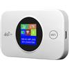Yominerr Router WiFi MF968 4G Hotspot 4G SIM WiFi con Slot per Scheda SIM Router 4G Mini LTE Router WiFi da Viaggio Router 3000mah 150Mbps