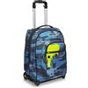 Seven Trolley, Wet color boy, Blu, 2 in 1 Zaino con Cross-Over System, Scuola & Viaggio