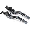 CHICIRIS Leve Freno Frizione Moto, Leva Frizione Freno Regolabile Moto Sostituzione In Lega di Alluminio Cnc per Tmax 530 2012‑2019