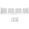 H&C VENT Ventilation Grille (White, 400 x 100 mm)