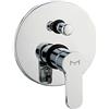 OGOMONDO Miscelatore Doccia Ad Incasso Da Parete Con Deviatore Rubinetto Monocomando Cromato