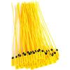 Sharainn Fascette fermacavi, 100 pezzi 40 cm fascette fermacavi con etichetta gialla Sigilli di sicurezza in plastica con numero per magazzino logistico di spedizione