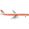 Herpa modellino aereo American Airlines Airbus A321 - livrea PSA Heritage, miniatura in scala 1:500, da collezione, modello di aereo senza base, metallo