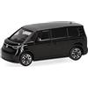 herpa modellino auto VW ID. Buzz, nero, miniatura in scala 1:87, da collezione, Made in Germany, modello in plastica