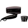 Gama Italy Professional Phon Eolic Mini, Asciugacapelli da viaggio, manico pieghevole, nero