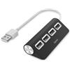 Hama Hub Usb, 4 Porte, Usb 2.0, 480 Mbit/S, Nero