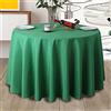 Lukery Tovaglia Rotonda Lavabile, Tovaglia Antimacchia Colori Solidi Tovaglia, Durevole Tovaglie per Protezione Tavolo per Casa Ristorante Partito (Diametro 220cm,Verde Scuro)