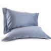 Intrecci Home Coppia di Federe per Cuscino Letto, in Raso di Puro cotone Satin 300 TC, 52x82 cm, Morbidezza Suprema, Made in Italy, Elegante e Confortevole per Tutti i Letti