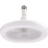 AMZLORD Plafoniera a LED da 25 cm con ventilatore, ventilatore da soffitto E27 luci 3 livelli di velocità del vento, moderna lampada da soffitto con illuminazione a ventilatore for soggiorno