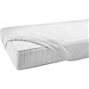 Renna Store / Gabel Gabel Coprimaterasso Spugna jacqurd bielastico 80% cotone 20% poliamide,per letto singolo, piazza e mezza o matrimoniale, modello con elastici agli angoli. (bianco, matrimoniale 175x200)