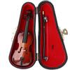 Hilitand 10cm Mini modello di violoncello di legno modello di strumento musicale Regali musicali Decorazioni per la casa Ornamenti da collezione