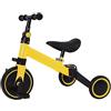 Drumm 3 in 1 triciclo bicicletta per bambini,Draisienne Bicicletta da equitazione Triciclo bambino evolutivo 1-4 anni,Manubrio regolabile,Sella regolabile,Girello,Regalo (Giallo(3 en 1）)