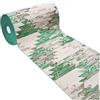 emmevi Tappeto Cucina Etnico Moderno Passatoia Antiscivolo Tessuto Gobelin Lavabile 54x280 Cm Verde