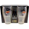 Guinness Official Merchandise Guinness Toucan Bicchiere da pinta, confezione da 2