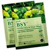 BSY Noni Black Hair Magic - Shampoo colorante per capelli neri, per dare colore in soli 10 minuti, senza ammoniaca, 6 bustine da 12 ml.
